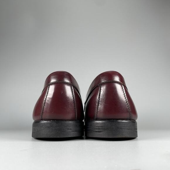 G.H. Bass Men’s Size 9 W Oxblood Red Leather Penny Loafers Dress Shoe Casual GUC main image 5